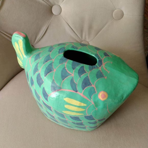 Paper Mache Tissue Box - Original Art - Picture 8 of 8